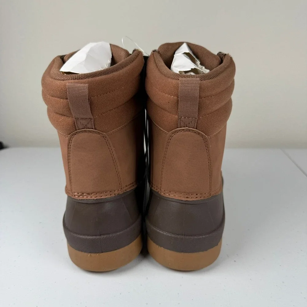 Goodfellow Men Size 7 Cody Duck Boots Brown Winter Snow Rain Waterproof Rugged